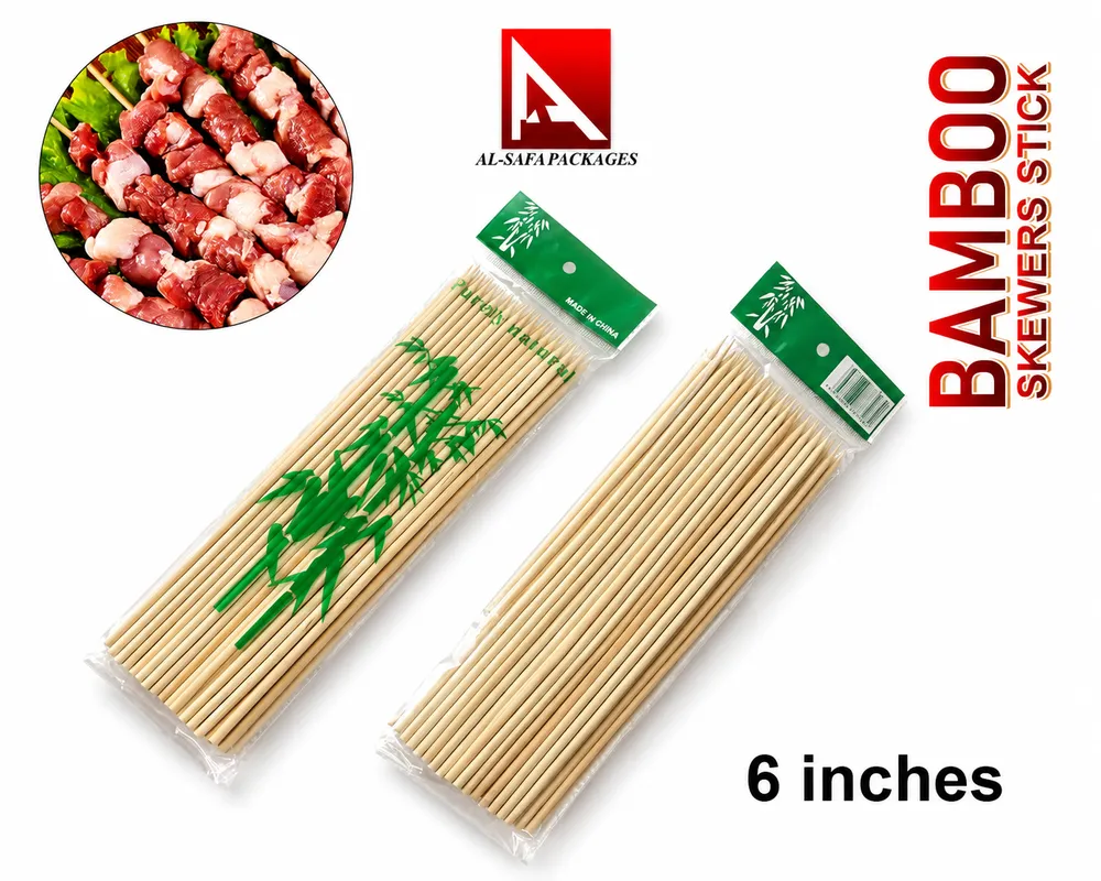 Bamboo Skewer Stick 6 inch